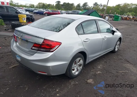 2013 Honda Civic Lx from USA, damaged, VIN 19XFB2F51DE257846